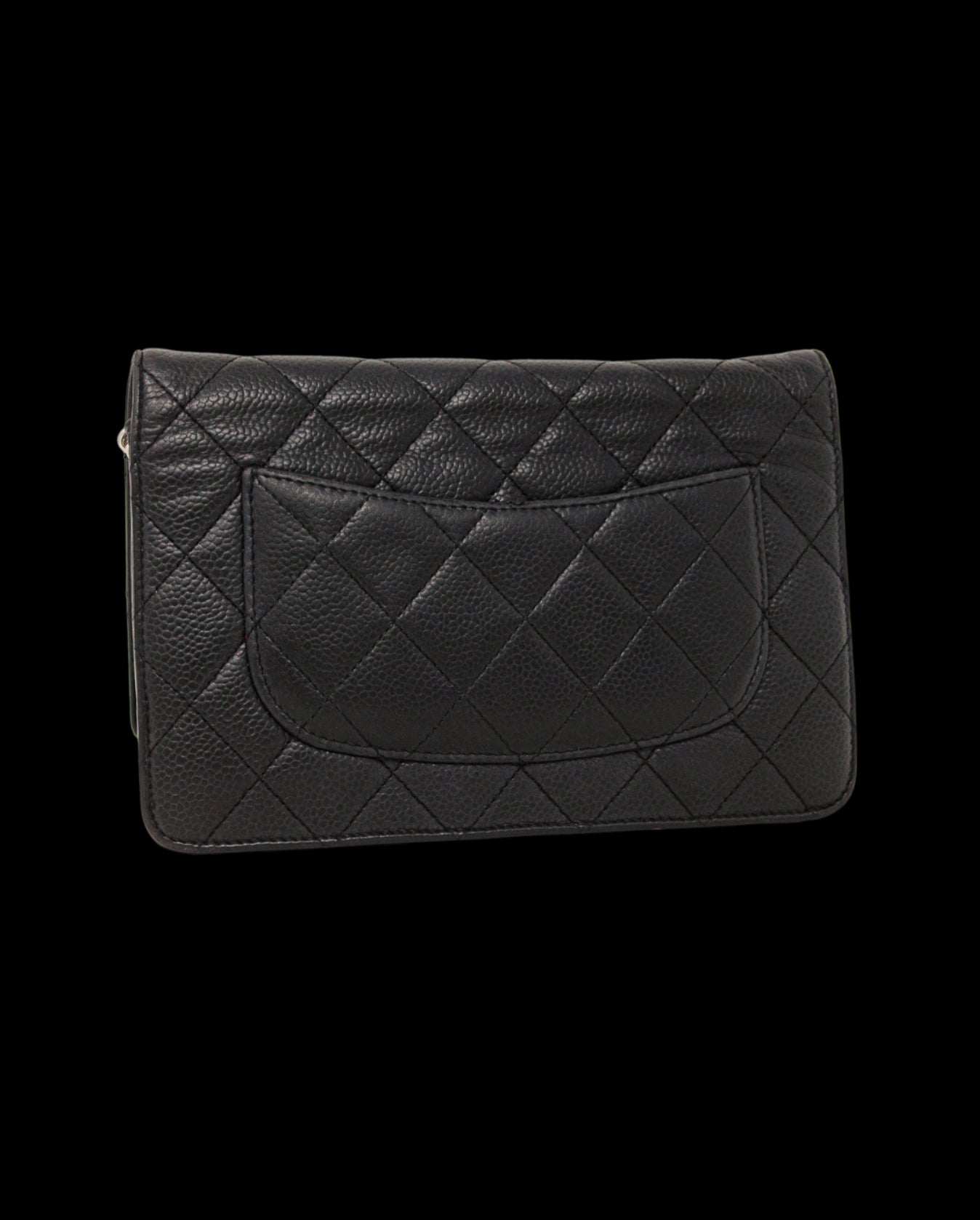 wallet caviar leather