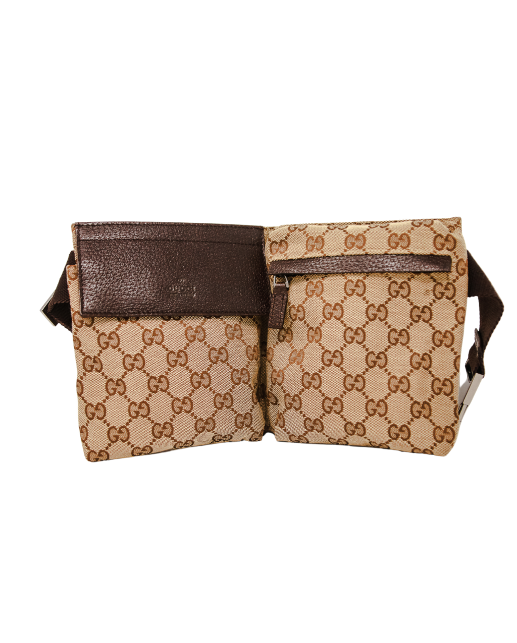 Gucci - Double Pouch Bum Bag - Men - Calf Leather/canvas - One
